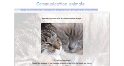 Desktop Screenshot of communicationanimaliere.ch