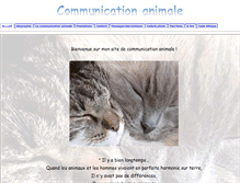 Tablet Screenshot of communicationanimaliere.ch